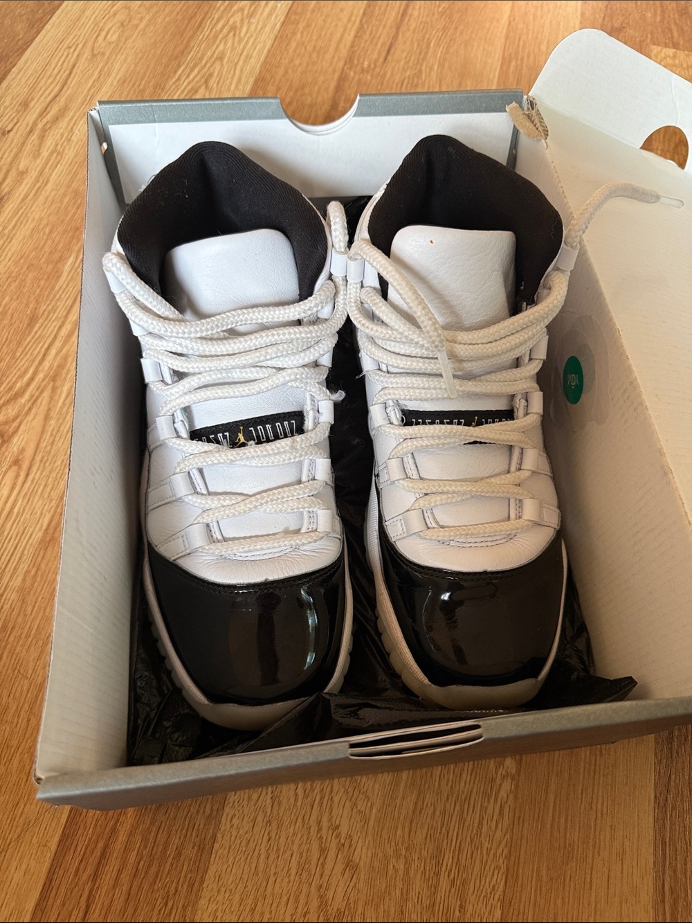 Jordan Kids Black and White High-Top Sneakers
